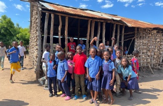 una escuela en Mozambique