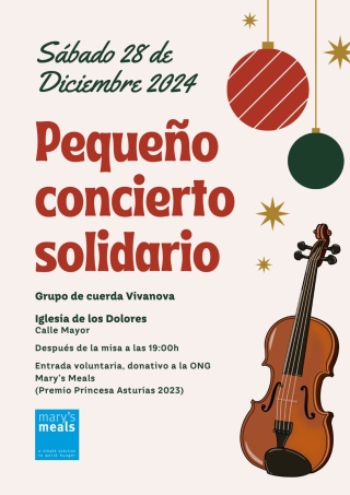 Concierto Solidario Grupo de cuerda Vivanova